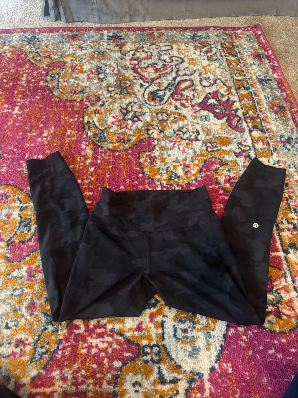 lululemon athletica Black Camo High-Rise Leggings